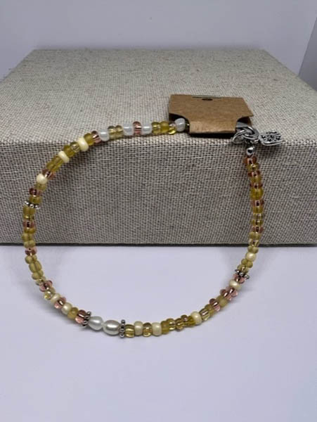 Yellow Elephant Anklet